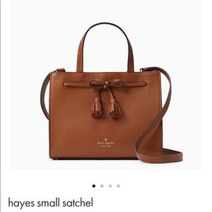 Kate Spade Hayes Leather Small Satchel Bag